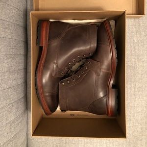 trask lowell cap toe boot